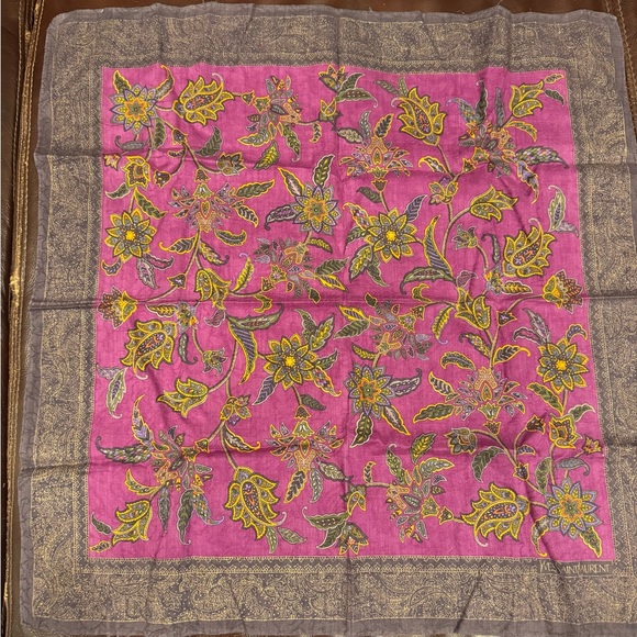 Yves Saint Laurent Accessories - Yves Saint Laurent Vintage Silk Scarf
